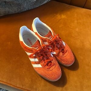 Adidas Red/Orange Gazelles 8.5